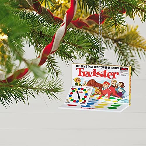 Hallmark Keepsake Божиќниот украс 2021, Hasbro Twister Family Game Night