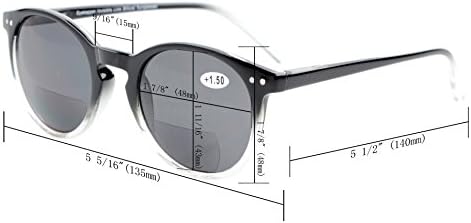 Очила Заштедете 10% на 2 Пакети Бифокални Очила За Сонце Читачи На Сонце Црна Розова И Розова Желка +3.00
