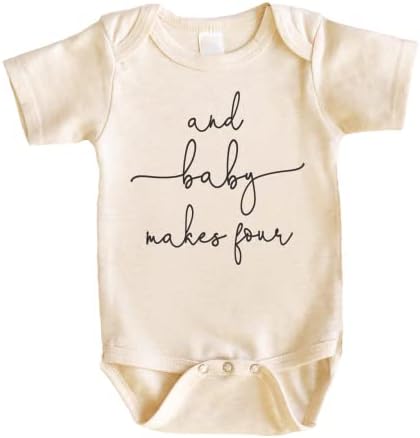 Bump и Beyond Designs Подарок за објавување на бебиња за семејство од четири