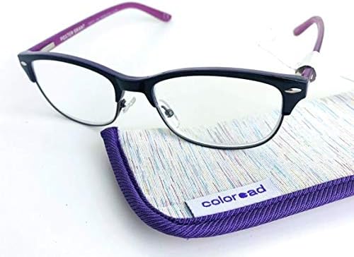 Фостер Грант Олојд виолетова Клео очила за читање на жени со случај +1,50