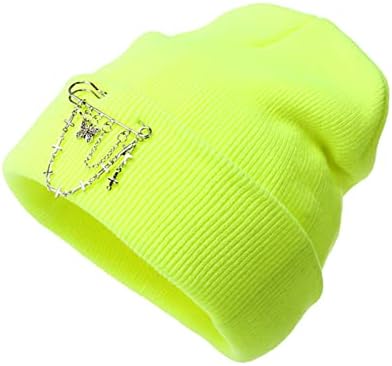 Волнена шапка за возрасни плетени топло, чувајте неутрално отворено 2021 капи зимски украсени бејзбол капачиња плетени летни капа