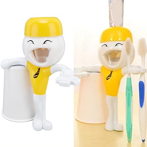 Држач за четкичка за заби за заби, чаша за миење на устата за заби за заби, удобно силно вшмукување трајно мултифункција за тоалети