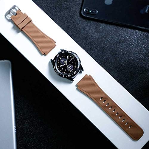 22mm Watch Bands for Samsung Galaxy Watch S4 46mm,Soft Silicone Sport Bands Replacement Strap for HUAWEI watch GT 46mm/GT 2 46mm/GT