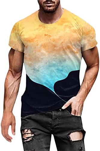 Мажи ретро маички врвови пролетни хипстер печатени маици со кратки ракави маица гроздобер обичен врв на отворено класично тенок фит блуза