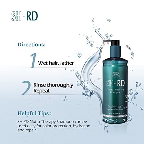 Шампон SH-RD Nutra-Therapy Deep Hydration, Naturemant & Protection. Спречете ги краевите на разделување, поправете ја оштетената коса и вратете