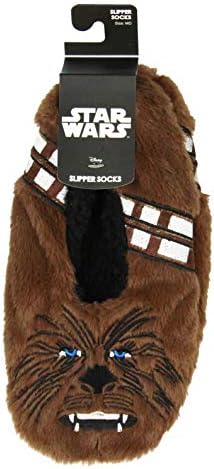 BioWorld Star Wars Chewbacca Chewie Slappers Charicer Slippers Cods со ѓон без лизгање за жени мажи