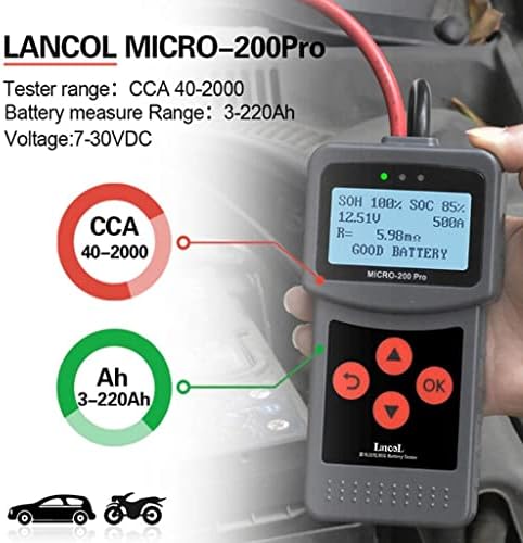 Батерија Baoblaze 24V батерија 40-2000CCA алатки батерија на возилото практично издржливо