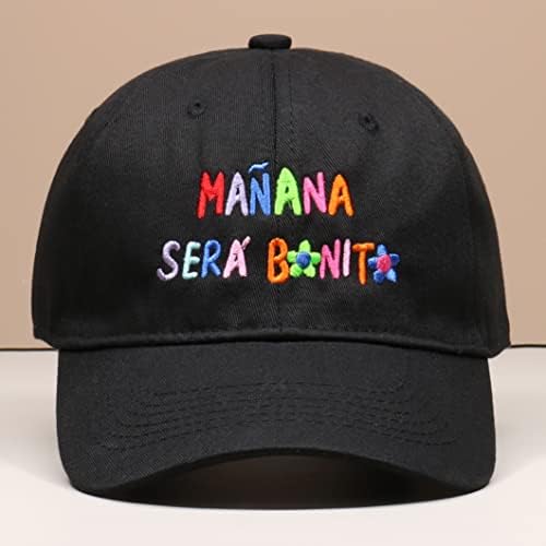 Манана Сера Бонито капа памук Везбол Бејзбол капа Унисекс Концерт капа хип хоп капа