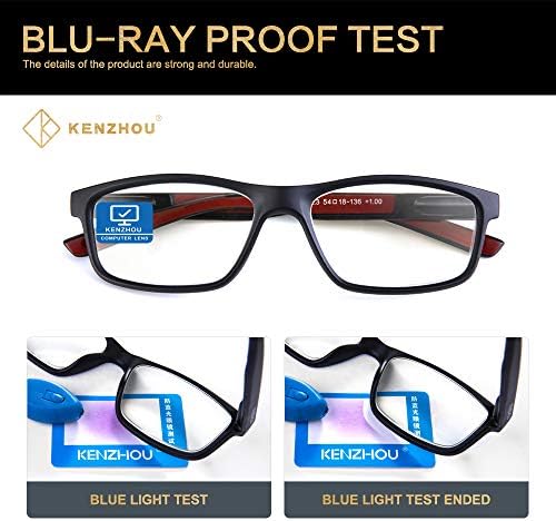 Компјутерски Очила За Читање Сина Светлина Блокирање Очила Жени Мажи 2 Пакет