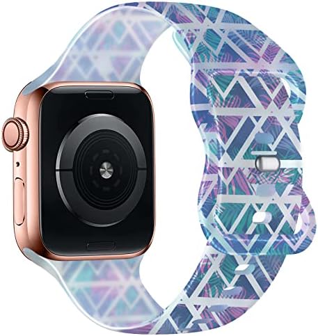 Креирај ги Транспарентните ленти за транспарентни опсези со Apple Watch ленти 41мм 40мм 38мм 45мм 44мм 42мм за жени мажи, чиста лига за замена