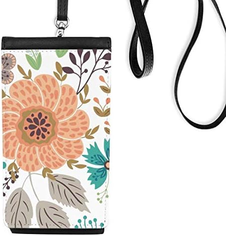 Сонце цвет цветна боја телефонски паричник чанта што виси мобилна торбичка црн џеб