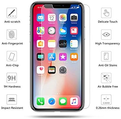 Ukd Pulabo Премиум Квалитет 2.5 D 9H Премиум Калено Стакло Заштитник На Екранот Филм за iPhone XS MAX XR за Iphone Xs Max