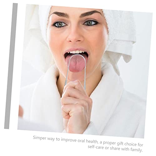 Doitool 6 парчиња чистач за јазици за возрасни четки за заби Дете за заби за заби, чистачка за домаќинство, чистач на јазици, алатка за гребење