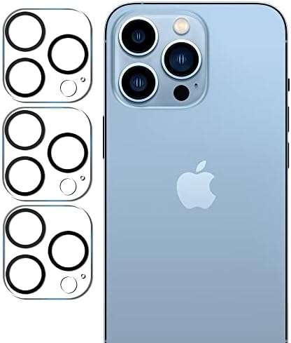 УЗВЗВ 3 Пакет Заштитник На Објективот На Фотоапаратот Калено Стакло за iPhone 13 Pro / iPhone 13 Pro Max [Не Влијае На Блицот]