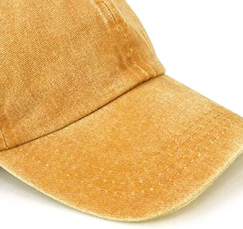 Гламурстар класичен унисекс бејзбол капа, прилагодлива измиена обоена капа од памучна топка