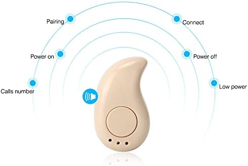 Мини безжични слушалки за Bluetooth во уво спорт со MIC Handsfree слушалки за слушалки за сите тепачки на телефон