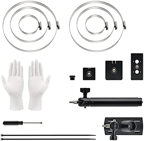 Безбедносна камера на Holicfun 2-во-1 и столб за соларни панели за прстен, Еуфи, Арло, соларни панели и камери за релонк