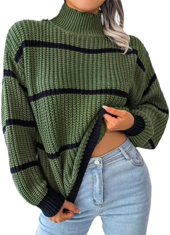 Џемпер за теритонерски плетени гроздобер меки жени стилски едноставни џемпери дами основни женски