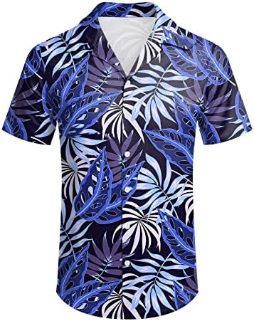 2023 Нови Мажи Обични Кратки Ракави Пролет Лето Вратот 3Д Печатени Кошули Мода Врвот Блуза Кошули Симпатична