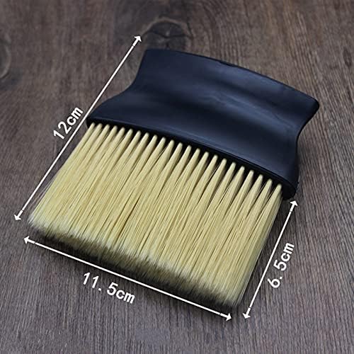N / B 3 парчиња четка за бербер вратот, мека фирма и не-пролевање, четка за чистење на коса за чистење на косата за чистење на косата, алатка