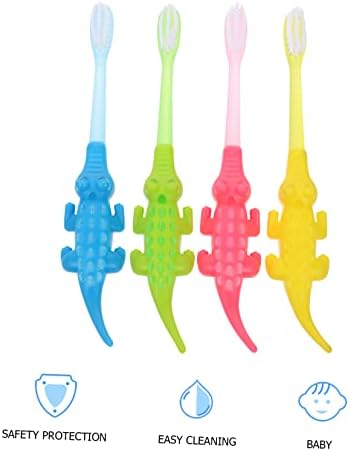 Исценета детска четка за заби за деца за бебиња флексибилни алатки за деца, преносни четки за заби