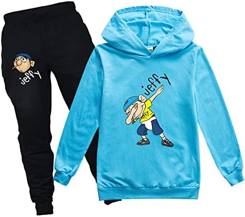 Inин-бек Пистер деца effyефи Лонг ракав за џемпери облека-казуална худи + џемпери, памучни графички пуловер врвови