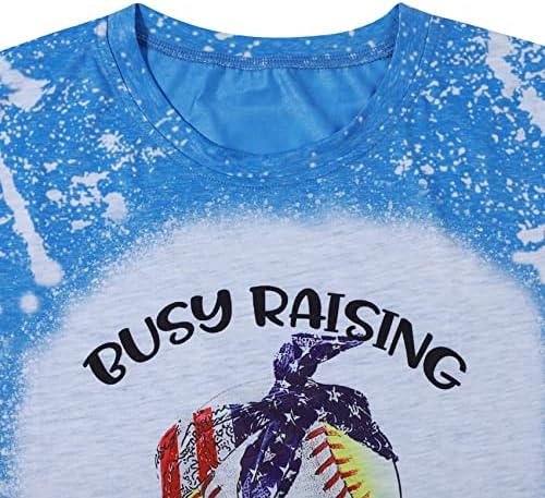 Зафатен Подигање На Балери Маица Жени Љубители На Бејзбол Кошула Софтбол Сад Кошули Смешни Графички Маици Блузи