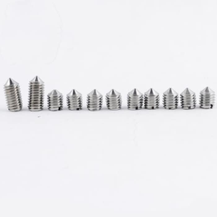 20 парчиња М4 не'рѓосувачки челик збор рамен врв скршен завртка завртки за домашни завртки за декорација на домови