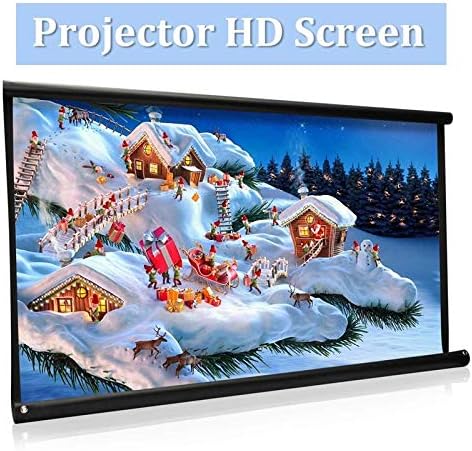 PDGJG Висока осветленост со голема осветленост од 100 инчи HD екран платно 16: 9 Проектор домашен театар Бејмер Проекција на проекција
