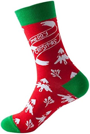 Божиќни чорапи за жени и маж чорапи печати чорапи подароци памучни долги смешни чорапи за жени новини шарени
