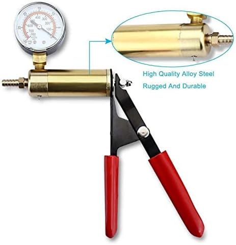 Smanni 1 Поставена рака држена со течност за сопирачка со сопирачка алатки за крварење на пиштол пумпа за тестер Универзална алуминиум