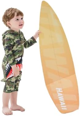 Деца едно парче осип чувари кошули момчиња девојчиња 3Д ајкула дизајн со долги ракави костими за капење за капење сурфање пливање