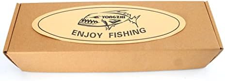 Јонгџи се врти за риболов, 5-парчен преносен риболов пол и ролна комбо за момчиња, девојчиња и возрасни