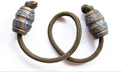 TC4 Begleri EDC падобран кабел за лента со монистра со прсти за прсти за играчки играчки со сина боја сина