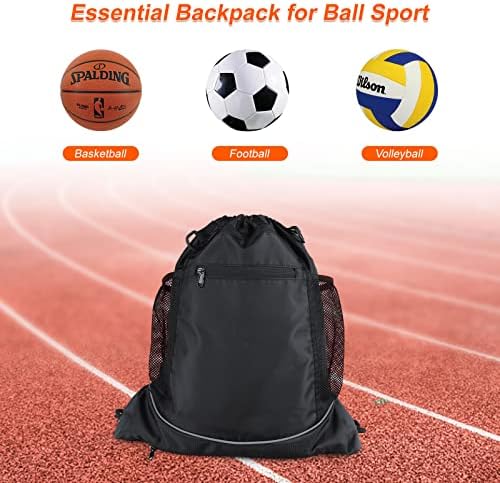 Nymphfable quanstring ранец кошаркарска решетка торба за теретана торба со спортски вреќа за држачи за шишиња за одбојка за бејзбол