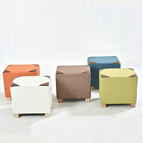 Htllt Практичен столче за столче Премиум квалитет POUF удобно едноставна модерна столица цврста дрвена чевли клупа софа клупа