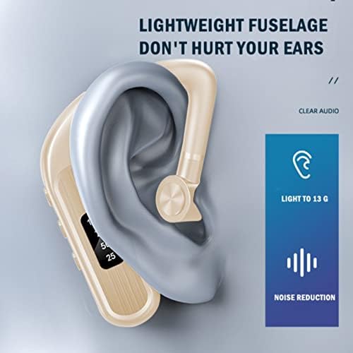 19M688 Bluetooth слушалки безжичен слушалки V5 0 15HRS Ултралејт Слушалки Дигитален дисплеј во ушите ушни ушни ушни ушни ушни ушни ушни