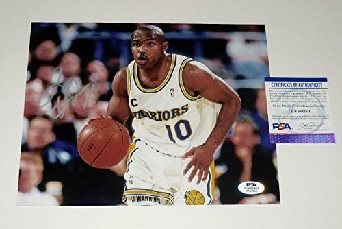 Тим Хардавеј автограмирана 8x10 фотографија во боја - ПСА ДНК! - Автограмирани фотографии во НБА