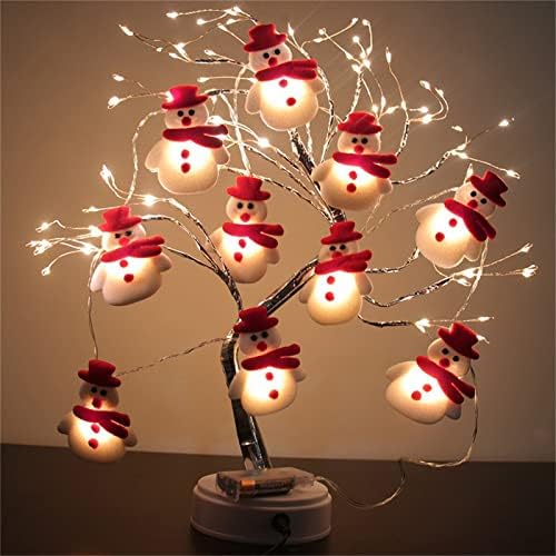Блиско време Божиќно светло Снежен човек 1/2/3 M 10/20 LED Божиќни украси што се користат за домашна спална соба спална соба во
