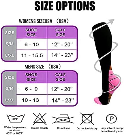 Codschedyfs Compression Cods, бакарни вклопуваат чорапи за компресија за жени и мажи, чорапи, женски чорапи без компресија жени