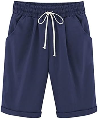 Миашуи пливање шорцеви жени жени летни памучни панталони плус големина високи половини шорцеви женски цветни долги ракави кратки