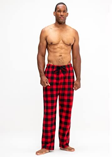 DevOps 2 пакуваат машки биволи карирани кадиран плишани панталони панталони за спиење