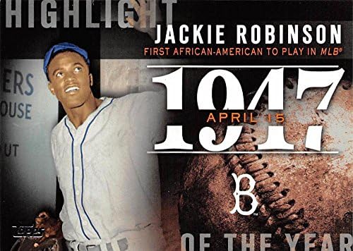 2015 Топс нагласен на годината H-40 Jackеки Робинсон Доџерс Бејзбол картичка NM-MT