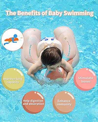 Бесплатен Базен За Бебиња За пливање Плови Со Големина На Сончева Крошна Подобрен Лебед На Надувување Бебе Плови Со Сунѓер Безбедност На