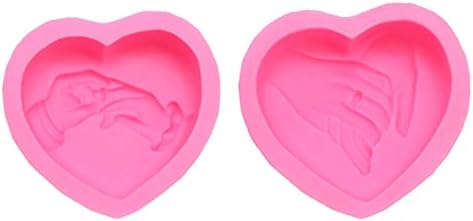 Силиконски 3Д срцеви калапи DIY пудинг -калапи сапун калапи со свеќи од мувла десерт мувла мувла за правење гаџет за свадбени силиконски сапуни