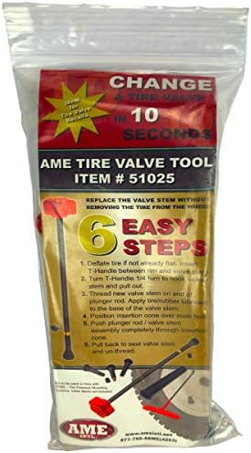 HALTEC 51025 Брза промена 6 парчиња алатка за вентили за гуми АМЕ