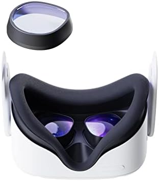 Леќи за очила за амавазија Вметнете компатибилен со Meta/Oculus Quest 2, Amavasion VR очила прилагодена лесна за инсталирање на