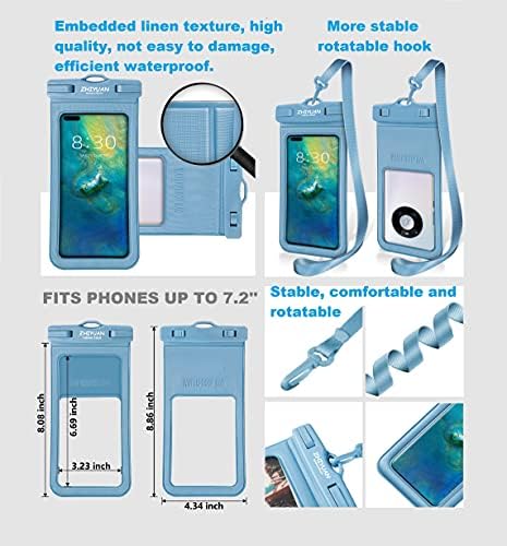Жијуанрубберџглс Водоотпорен Капак На Мобилен Телефон Компатибилен за iPhone 12 Pro 11 Pro Max XS MAX XR X 8 7 Samsung galaxy s10s9 Google