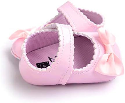 Бебе Девојка Боукнот Кожени Чевли Патики-лизга Мека Единствена Дете Момчиња Флексибилни Чевли