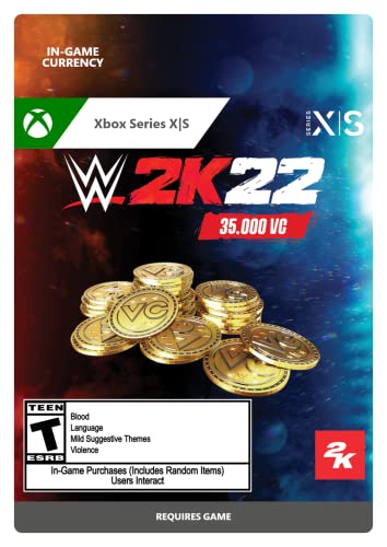 WWE 2K22: 35,000 Виртуелна Валута - Xbox Серија X|S [Дигитален Код]